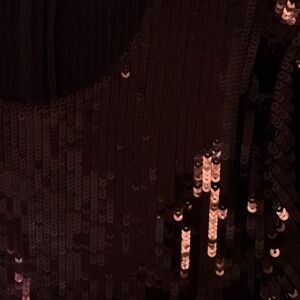 Michael Kors Copper Sequin Long Sleeve Mini Dress